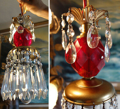 Lamp Vintage ruby...