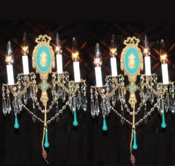 2 Vintage Crystal...